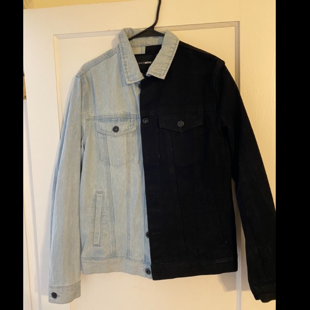 Fashion nova two toned jean jacket